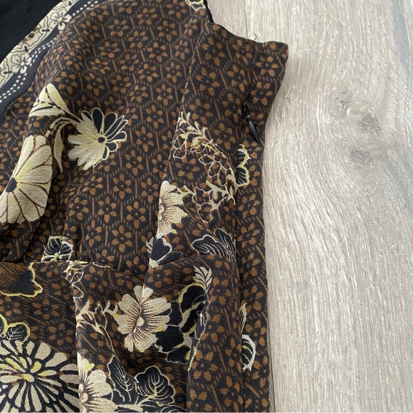 Vintage Y2K Silk Floral Sleeveless Top - Picture 4 of 7